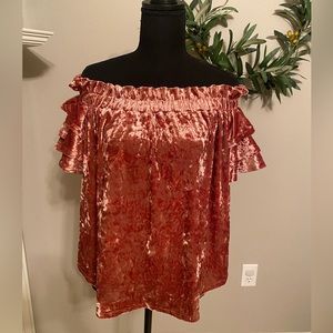 NWT Absolutely gorgeous off the shoulder top, boutique bought